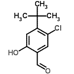 CAS#: 914225-72-2, 5-Chloro-2-hydroxy-4-(2-methyl-2-propanyl)benzaldehyde