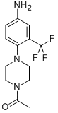 CAS 登录号：914348-88-2， 1-[4-[4-氨基-2-(三氟甲基)苯基]-1-哌嗪基]-乙酮