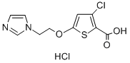 CAS#: 91505-19-0, 5-(2-(1-Imidazolyl)ethoxy)-4-chlorothiophene-2-carboxylic acid