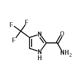 CAS 登录号：915230-42-1， 4-(三氟甲基)-1H-咪唑-2-甲酰胺