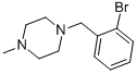 CAS#: 91560-85-9, 1-[(2-Bromophenyl)Methyl]-4-Methyl-Piperazine