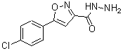 CAS 登录号：91587-71-2， 5-(4-氯苯基)-1,2-恶唑-3-甲酰肼