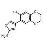 CAS#: 915873-63-1, 4-(7-Chloro-2,3-dihydro-1,4-benzodioxin-6-yl)-1,3-thiazol-2-amine