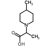 CAS 登录号：915920-16-0， 2-(4-甲基-1-哌啶基)丙酸