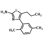 CAS#: 915920-38-6, 4-(2,5-Dimethylphenyl)-5-propyl-1,3-thiazol-2-amine