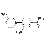 CAS#: 915920-42-2, 3-Amino-4-(3-methyl-1-piperidinyl)benzamide