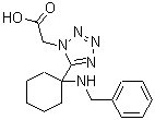 CAS 登录号：915920-47-7， {5-[1-(苄基氨基)环己基]-1H-四唑-1-基}乙酸