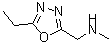 CAS#: 915920-74-0, 1-(5-Ethyl-1,3,4-oxadiazol-2-yl)-N-methylmethanamine