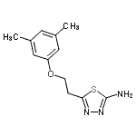 CAS#: 915920-78-4, 5-[2-(3,5-Dimethylphenoxy)ethyl]-1,3,4-thiadiazol-2-amine