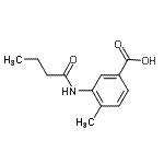 CAS#: 915921-48-1, 3-(Butyrylamino)-4-methylbenzoic acid