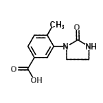 CAS#: 915922-14-4, 4-Methyl-3-(2-oxo-1-imidazolidinyl)benzoic acid