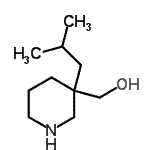 CAS#: 915922-54-2, (3-Isobutyl-3-piperidinyl)methanol