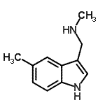 CAS#: 915922-67-7, N-Methyl-1-(5-methyl-1H-indol-3-yl)methanamine