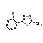 CAS#: 915923-21-6, 2-(2-Bromophenyl)-5-methyl-1,3,4-thiadiazole
