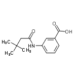 CAS#: 915923-42-1, 3-[(3,3-Dimethylbutanoyl)amino]benzoic acid