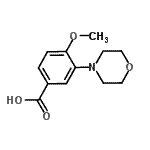 CAS#: 915923-91-0, 4-Methoxy-3-(4-morpholinyl)benzoic acid
