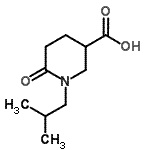 CAS 登录号：915924-95-7， 1-异丁基-6-氧代-3-哌啶羧酸