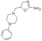 CAS#: 91595-86-7, 2-Amino-5-(4-phenyl-1-piperazinylmethyl)-2-oxazoline