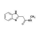 CAS#: 91600-51-0, 2-(1H-Benzimidazol-2-yl)-N-methylacetamide