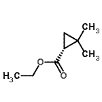 CAS 登录号：91603-11-1， 乙基(1R)-2,2-二甲基环丙烷羧酸酯