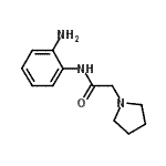 CAS 登录号：91646-50-3， N-(2-氨基苯基)-2-(1-吡咯烷基)乙酰胺