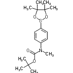 CAS#: 916587-44-5, 2-Methyl-2-propanyl methyl[4-(4,4,5,5-tetramethyl-1,3,2-dioxaborolan-2-yl)phenyl]carbamate