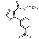 CAS 登录号：916674-05-0， 乙基5-(3-硝基苯基)-1,3-恶唑-4-羧酸酯