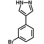CAS#: 916792-28-4, 4-(3-Bromophenyl)-1H-pyrazole