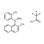 CAS#: 916825-05-3, 1-[Amino(2-hydroxyphenyl)methyl]-2-naphthol trifluoroacetate (1:1)