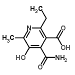 CAS 登录号：91716-06-2， 4-氨基甲酰-2-乙基-5-羟基-6-甲基烟酸