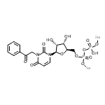 CAS#: 917567-60-3, [[[(2R,3S,4R,5R)-5-(2,4-dioxo-3-phenacyl-pyrimidin-1-yl)-3,4-dihydroxy-tetrahydrofuran-2-yl]methoxy-sodiooxy-phosphoryl]oxy-hydroxy-phosphoryl]oxysodium