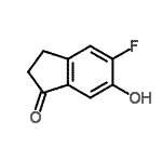 CAS#: 917885-01-9, 5-Fluoro-6-hydroxy-1-indanone
