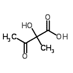 CAS#: 918-44-5, 2-Hydroxy-2-methyl-3-oxobutanoic acid