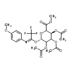 CAS#: 918158-52-8, Methyl 2,3,4-tri-O-acetyl-1-O-[(1E)-2,2,2-trifluoro-N-(4-methoxyphenyl)ethanimidoyl]-beta-D-glycero-hexopyranuronate