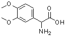 CAS 登录号：91819-11-3， 氨基(3,4-二甲氧基苯基)乙酸