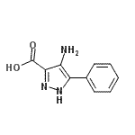 CAS#: 91857-71-5, 4-Amino-5-phenyl-1H-pyrazole-3-carboxylic acid