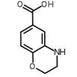 CAS#: 918789-44-3, 3,4-dihydro-2H-1,4-benzoxazine-6-carboxylic acid