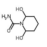 CAS#: 91894-98-3, 2,6-Dihydroxy-1-piperidinecarboxamide