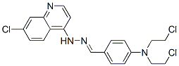 CAS#: 91919-60-7, N-[[4-[Bis(2-Chloroethyl)Amino]Phenyl]Methylideneamino]-7-Chloro-Quinolin-4-Amine