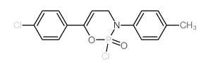 CAS#: 91920-19-3, 2-Chloro-6-(4-Chlorophenyl)-3-(4-Methylphenyl)-1-Oxa-3-Aza-2lambda5-Pho Sphacyclohex-5-Ene 2-Oxide
