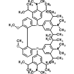 CAS#: 919338-66-2, 4,4',4'',4'''-[(6,6'-Dimethoxy-2,2'-biphenyldiyl)diphosphinetriyl]tetrakis(2,6-diisopropyl-N,N-dimethylaniline)