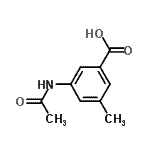 CAS 登录号：91950-09-3， 3-乙酰氨基-5-甲基-苯甲酸