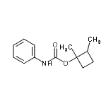 CAS#: 92040-82-9, 1,2-Dimethylcyclobutyl phenylcarbamate