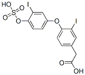 CAS#: 92060-33-8, 2-[3-Iodo-4-(3-Iodo-4-Sulfooxy-Phenoxy)Phenyl]Acetic Acid