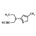 CAS#: 92087-85-9, N-Ethyl-5-methyl-N-(2-propyn-1-yl)-1,2-oxazol-3-amine