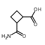 CAS#: 92116-88-6, 2-Carbamoylcyclobutanecarboxylic acid