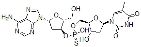 CAS#: 92127-73-6, 5'-O-Thymidyl 3'-O-(2'-Deoxyadenosyl) Phosphorothioate