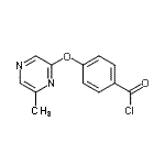 CAS#: 921938-96-7, 4-[(6-Methyl-2-pyrazinyl)oxy]benzoyl chloride