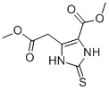 CAS 登录号:92203-78-6, 2,3-二氢-5-(甲氧羰基)-2-硫代-1H-咪唑-4-乙酸甲酯
