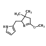 CAS#: 922729-27-9, 2-[(5-Methoxy-3,3-dimethyl-3,4-dihydro-2H-pyrrol-2-yl)methyl]-1H-pyrrole